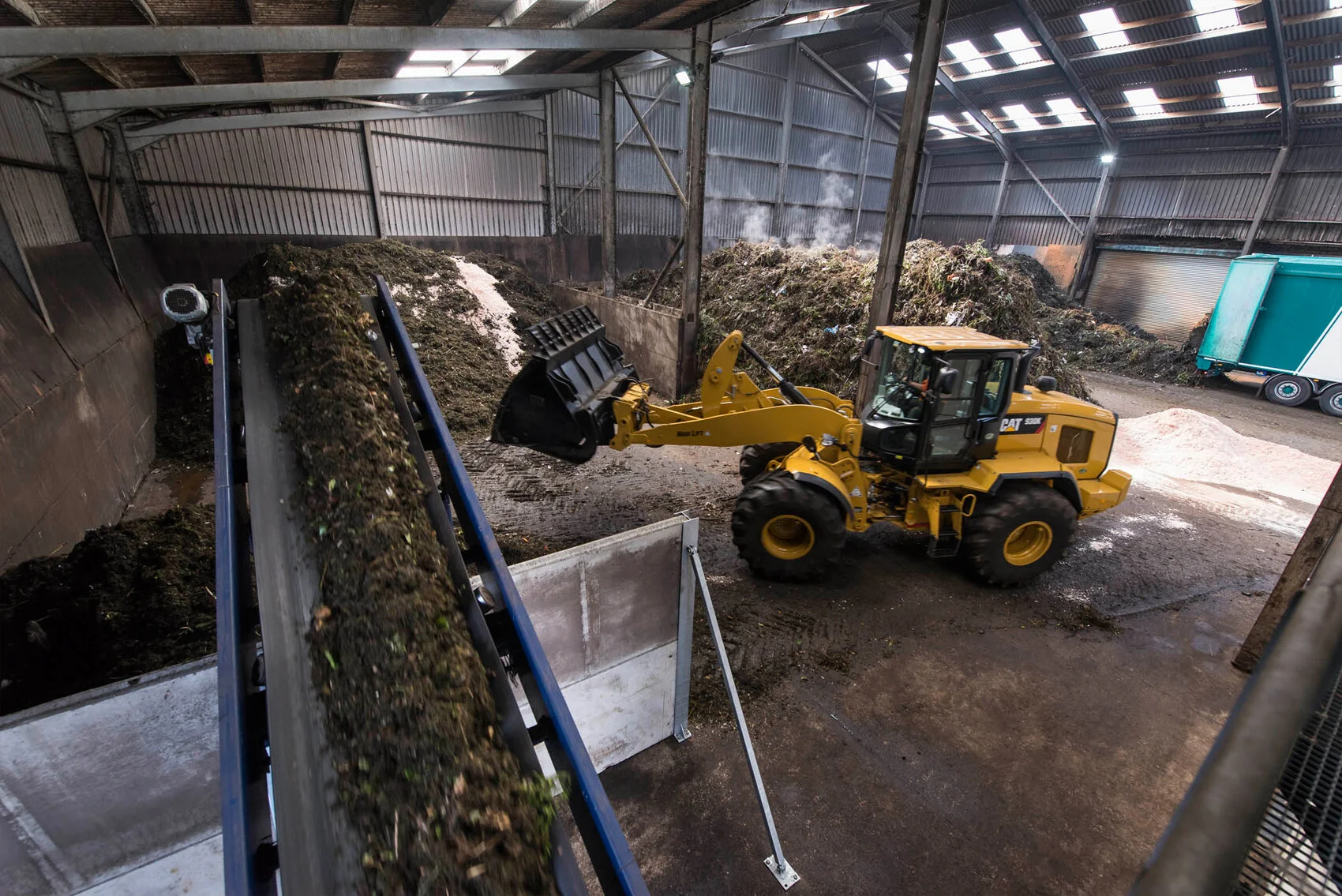 Industrial organic waste composting