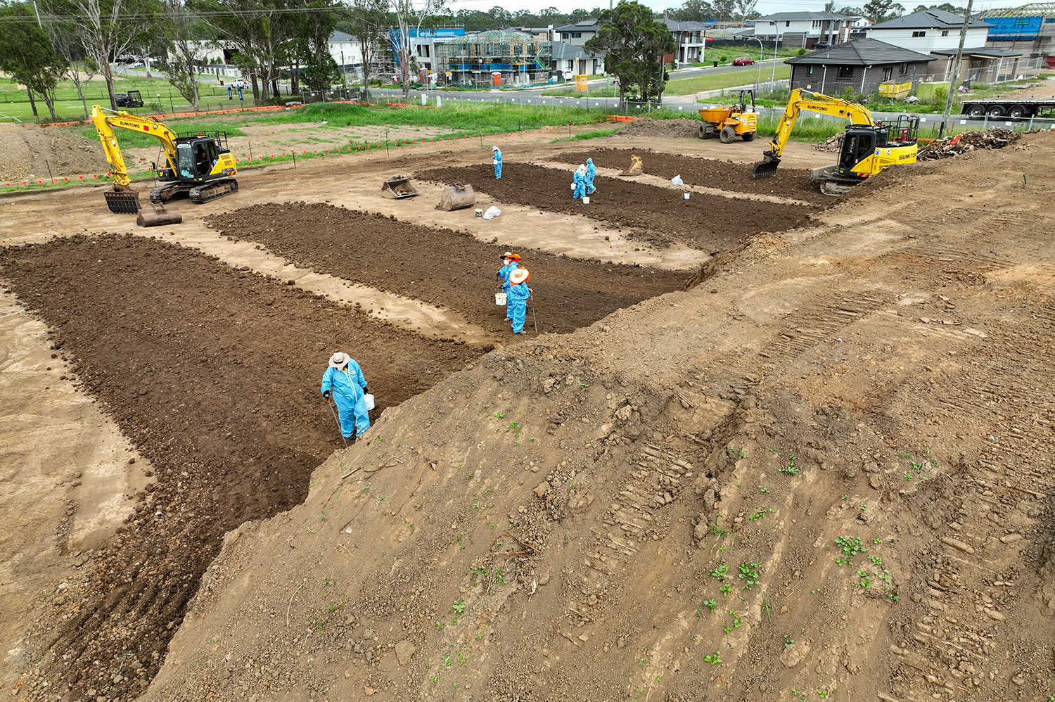 Contaminated soil remediation project