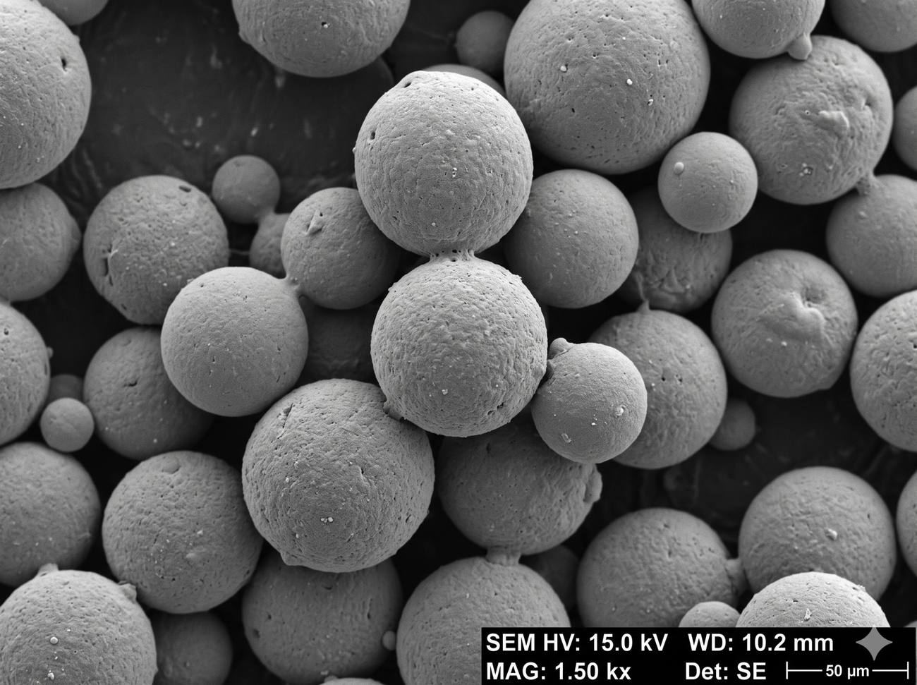 Ceramic microsphere morphology