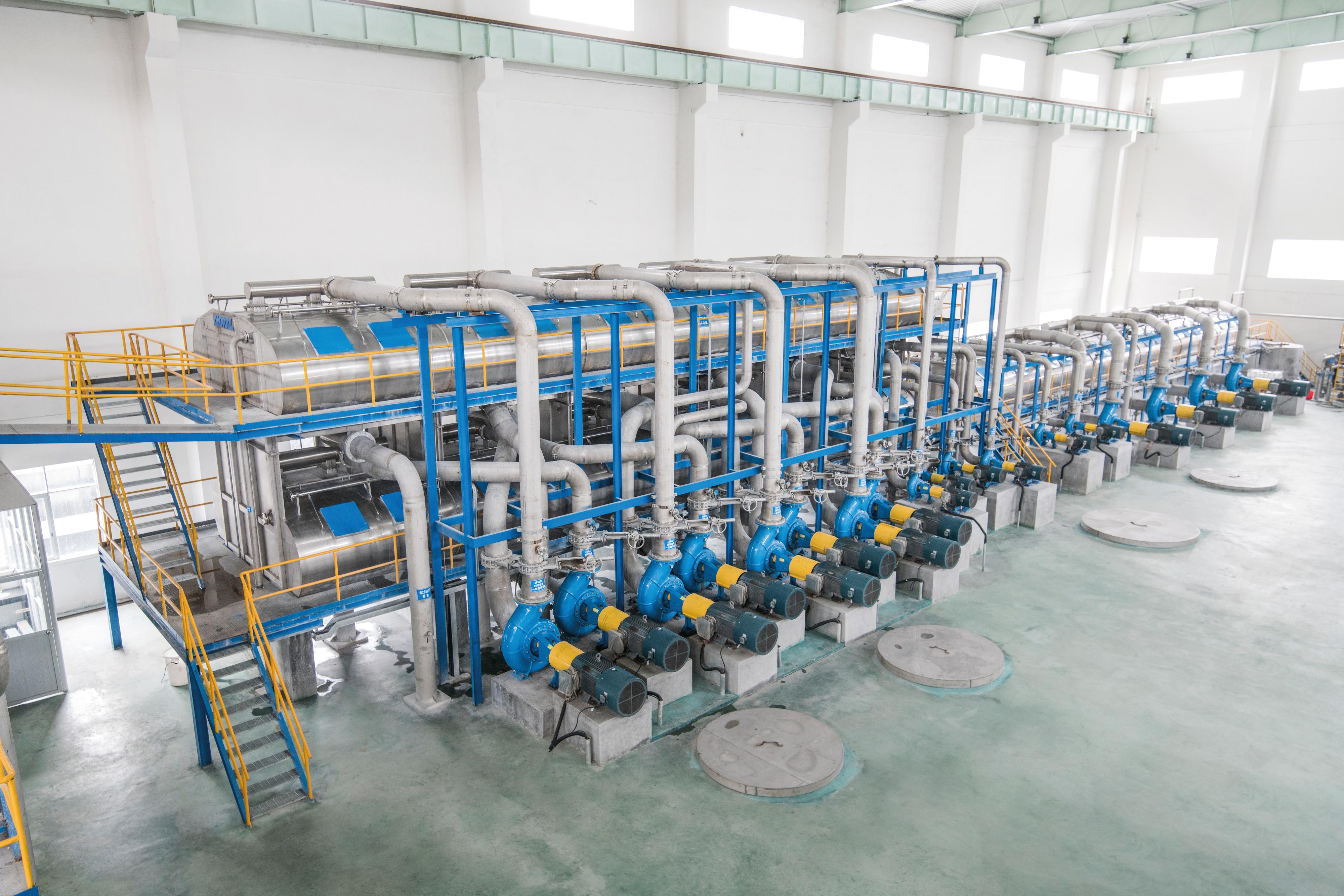 Modern recovered-fibre deinking plant